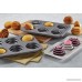 Cake Boss Novelty Nonstick Bakeware 6-Cup Round Cakelette Pan Gray - B00FB9Q23Y